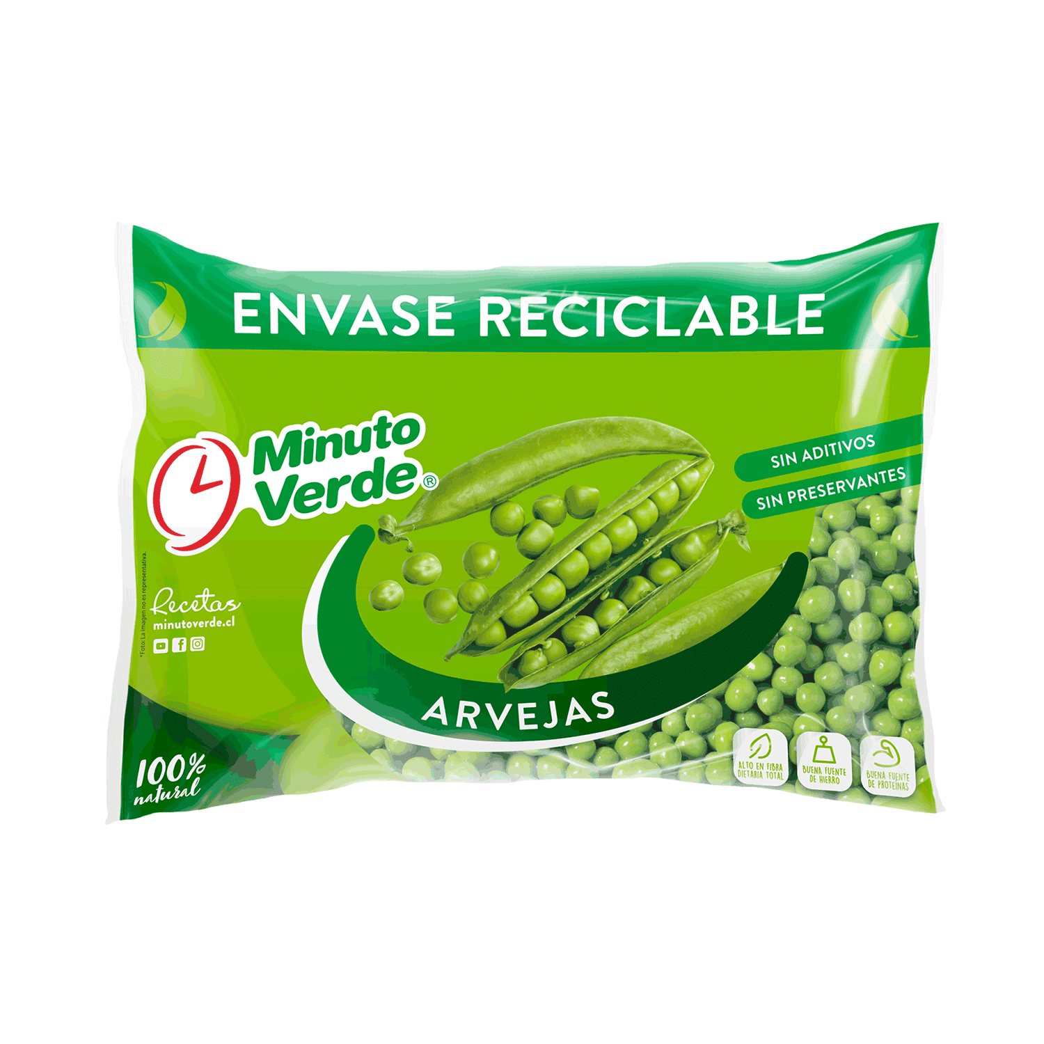 Minuto Verde Arvejas 200 Gr Cod 840